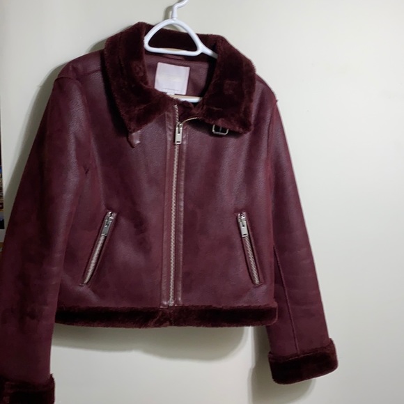 Anthropologie Faux Suede Moto Jacket - Picture 13 of 13